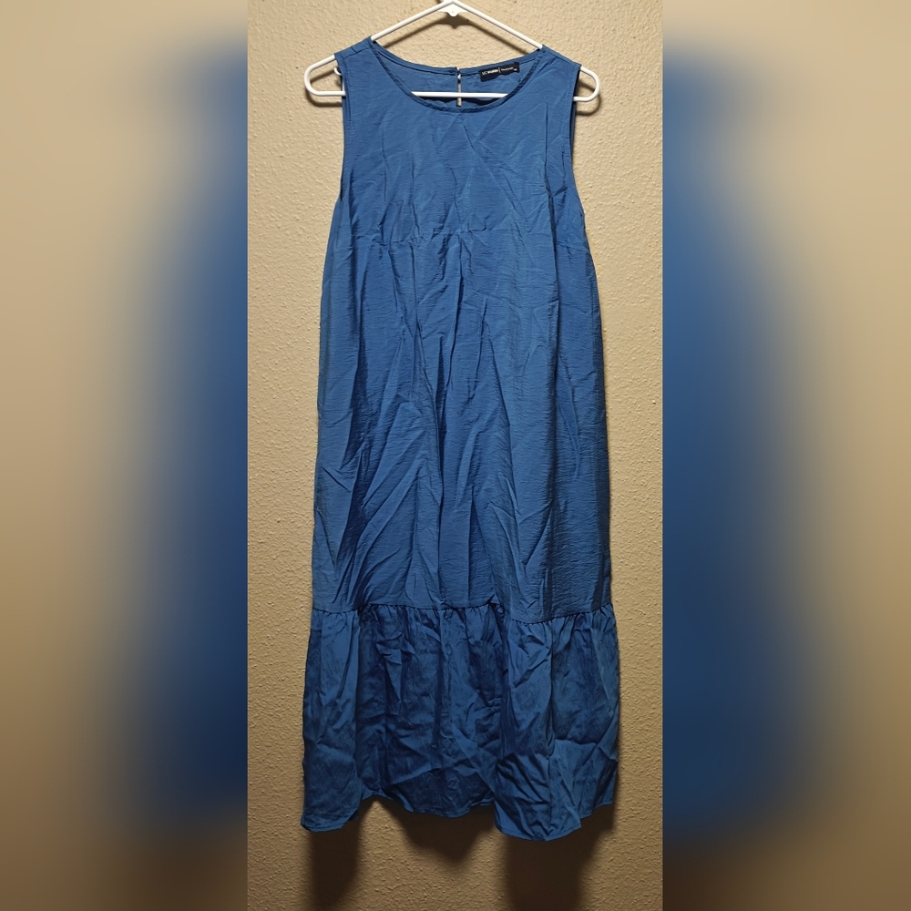 Elegant Blue Women's Dress